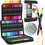 Zeno 72 Dual Tip Markers Set W/ Case No-bleed Pens For Adults/artists. Fixed Price $19.48.