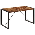 Vidaxl Solid Wood Dining Table 55.1X27.6X29.5 Industrial Style With Powder Co. Fixed Price $181.99.