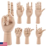 Framendino 6-PACK 7" Flexible Wooden Hand Artist Mannequin Figures For Drawing. Fixed Price $69.17.