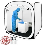 Cootentler 6X6X6FT Pop Up Paint Booth. Fixed Price $104.99.