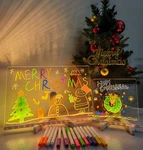 2 Set Led Note With Colors, Glowing Acrylic Dry Erase Board, 11.8 X 7.8.... Fixed Price $30.46.