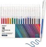 Grabie Glitter Gel Pens, 18 Colors For Adult Coloring Books, Journa. Fixed Price $29.81.