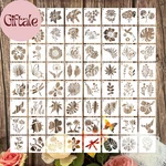 Flower Stencils For Painting, 64PCS 3 Inch Crafts Rock. Fixed Price $19.13.