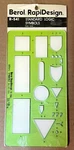 Berol Rapidesign R-541 Standard Logic Symbols Template Full Size Staedtler. Fixed Price $12.98.