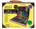 101 Budding Artist 78-PIECE & Creative Set Wooden Case. Fixed Price $15.00.
