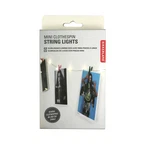 Kikkerland Mini Clothespin String Lights Novelty Decor. Fixed Price $17.00.