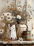 Axquilon Rustic Flowers Diamond Art Kits For 14X14IN(35X35CM),. Fixed Price $14.69.