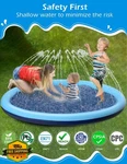Jasonwell Kids Dog Splash Pad Sprinkler Toddler Water Toy Pool. Fixed Price $27.99.