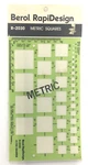 Berol Rapidesign R-2030 Squares Template Metric Staedtler Pickett Koh-i-noor. Fixed Price $12.98.