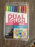 Tombow Dual Brush Pen Bright Palette Set - 10 Pack (56185). Fixed Price $13.19.