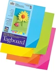 Pacon Super Bright Tag Board 9" X 12" Assorted Colors 100/PACK (1709). Fixed Price $17.65.