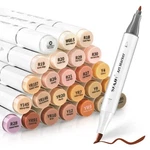 Sfaih Skin Tone Alcohol Markers Brush & 1 Count (pack Of 25),. Fixed Price $50.99.