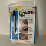 Ez Crafts Pressure-fax Transfer Pen Plus 5 Sq. Ft. Of Paper Sealed Nos. Fixed Price $6.00.