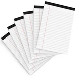 5X8 Legal 6 Pack College Ruled Writing Notepads 30 Sheets Office School. Fixed Price $13.99.