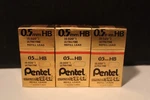 Vintage Pentel 0.5 Mm Hb Refill Leads - Boxes, 33 Tubes Made Japan. Fixed Price $19.61.
