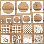 Jarthenaamcs 16PCS Circle Stencils Round Polka Dot Templates Reusabl.... Fixed Price $15.89.