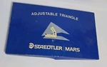 Staedtler Mars 8" Adjustable Arithmetic Triangle 964 50-10 W/ Slope & Rise + Box. Fixed Price $15.00.