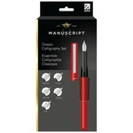 Manuscript Classic Calligraphy Fountain Pen Set - 5 Nibs, 4 Inks. Fixed Price $38.49.
