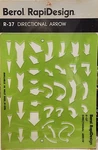1 Berol Rapidesign R-37 Directional Arrow Professional Template Nos. Fixed Price $11.99.