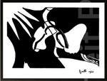 Bin Template Ink/paper 9X12 Modern Art Collectible Interior Design Coa G6O. Fixed Price $199.00.