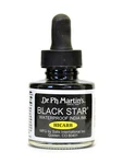 Dr. Ph. Martin's Black Star Waterproof India Ink. Fixed Price $15.41.