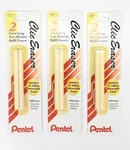 Pentel ZER2BP-K6 Clic Eraser Refill 2PK Lot Of 3 Latex-free Non-abrasive.. Fixed Price $11.42.