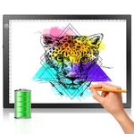 Rechargeable Led Tracing Light Box 10X15 Adjustable Battery Powered Litenergy. Fixed Price $51.99.