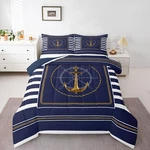 Feelyou King Anchor Comforter Set Nautical Ocean Bedding Boys & Teens. Fixed Price $82.99.