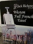 Jack Richeson Weston Full French Easel Box Artist Painting Portable Studio. Fixed Price $200.00.