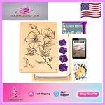 Large Wooden Flower Press Kit 10.8" X 6.9" With Video Tutorials Gift-ready. Fixed Price $51.99.