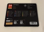Arteza Inkonic Fineliners Pens, Set Of 24, 0.4 Mm Tip Markers, Water-based. Fixed Price $15.25.