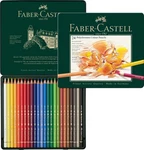 Faber-castell 24-PIECE Polychromos Colored Pencil Set-metal Tin-artist Quality. Fixed Price $34.99.