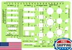 Rapidesign 1/4" Banquet Seminar Planner Template R708 - Event Layout. Fixed Price $54.07.