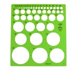 Westcott Lettercraft Large And Small Circles Template (T-831) &. Fixed Price $14.99.